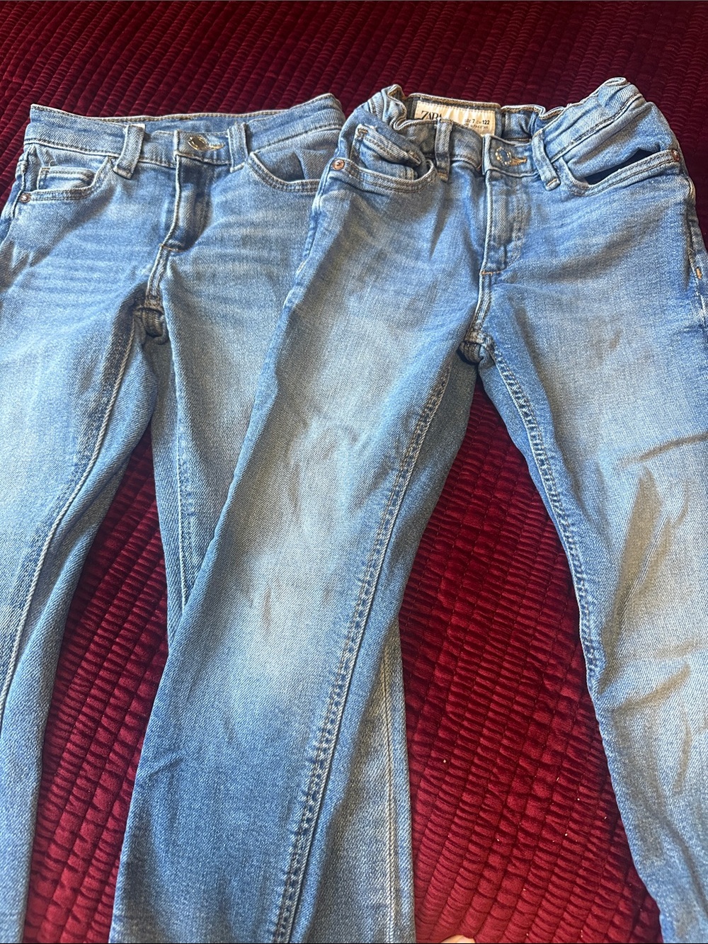 Zara Light Blue Kids Denim Jeans Trio